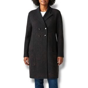 Vintage Sonia Rykiel Size L (40) Wool + Angora Cardigan Coatigan - Made in Italy